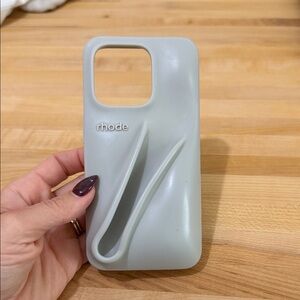RHODE Light Gray Phone Case iPhone 15pro